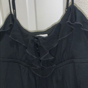 black spaghetti strap dress